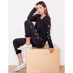 New Sundry Star Print Jogger Sweatpants NWT Size XS (0)
